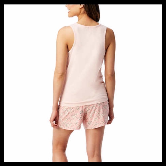 LUCKY BRAND 3-piece Pajama Short Set Pink & Grey - Picture 2 of 7